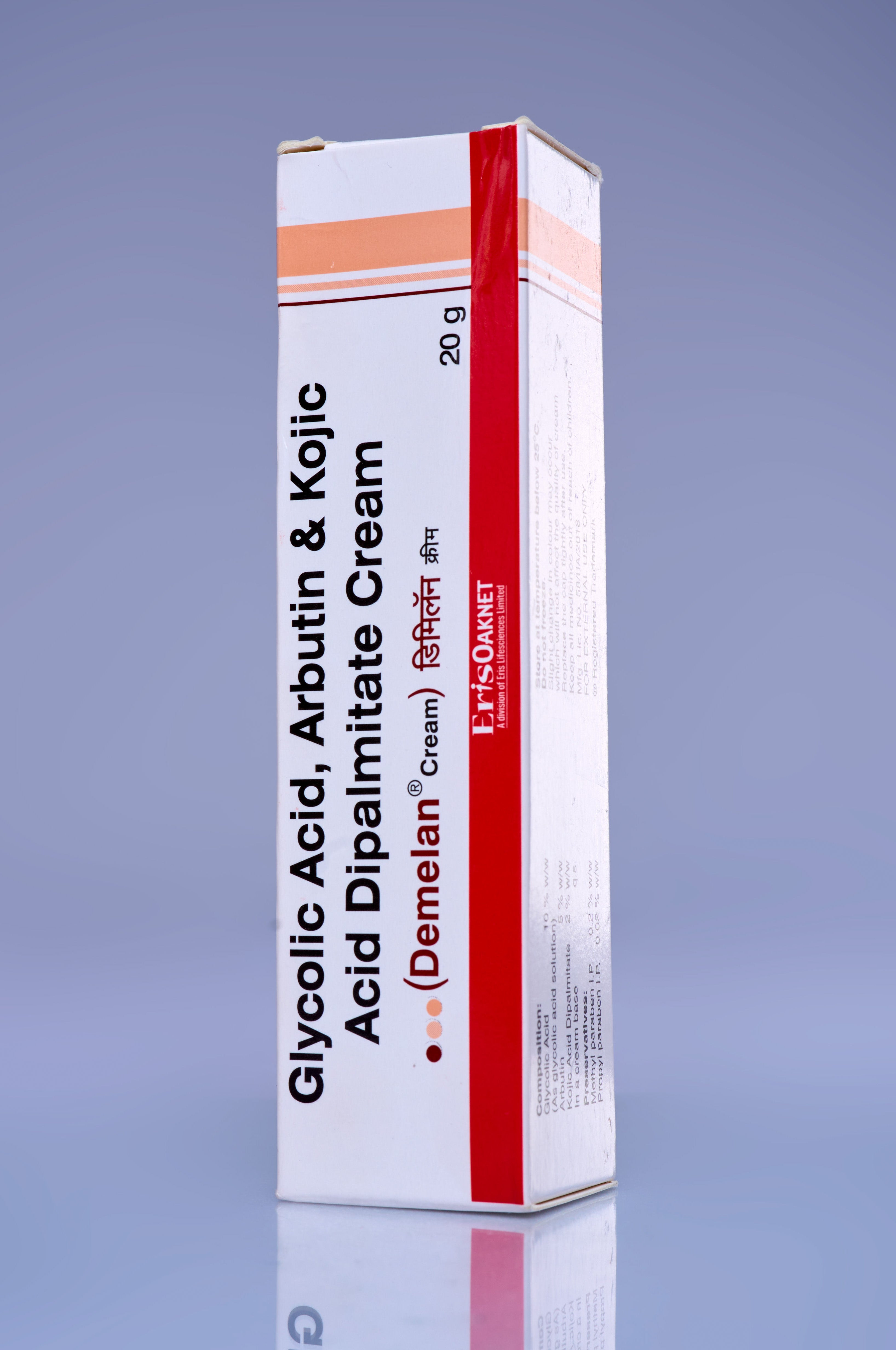 Creme DEMELAN (ACIDE GLYCOLIQUE, ARBUTINE, ACIDE KOJIQUE)