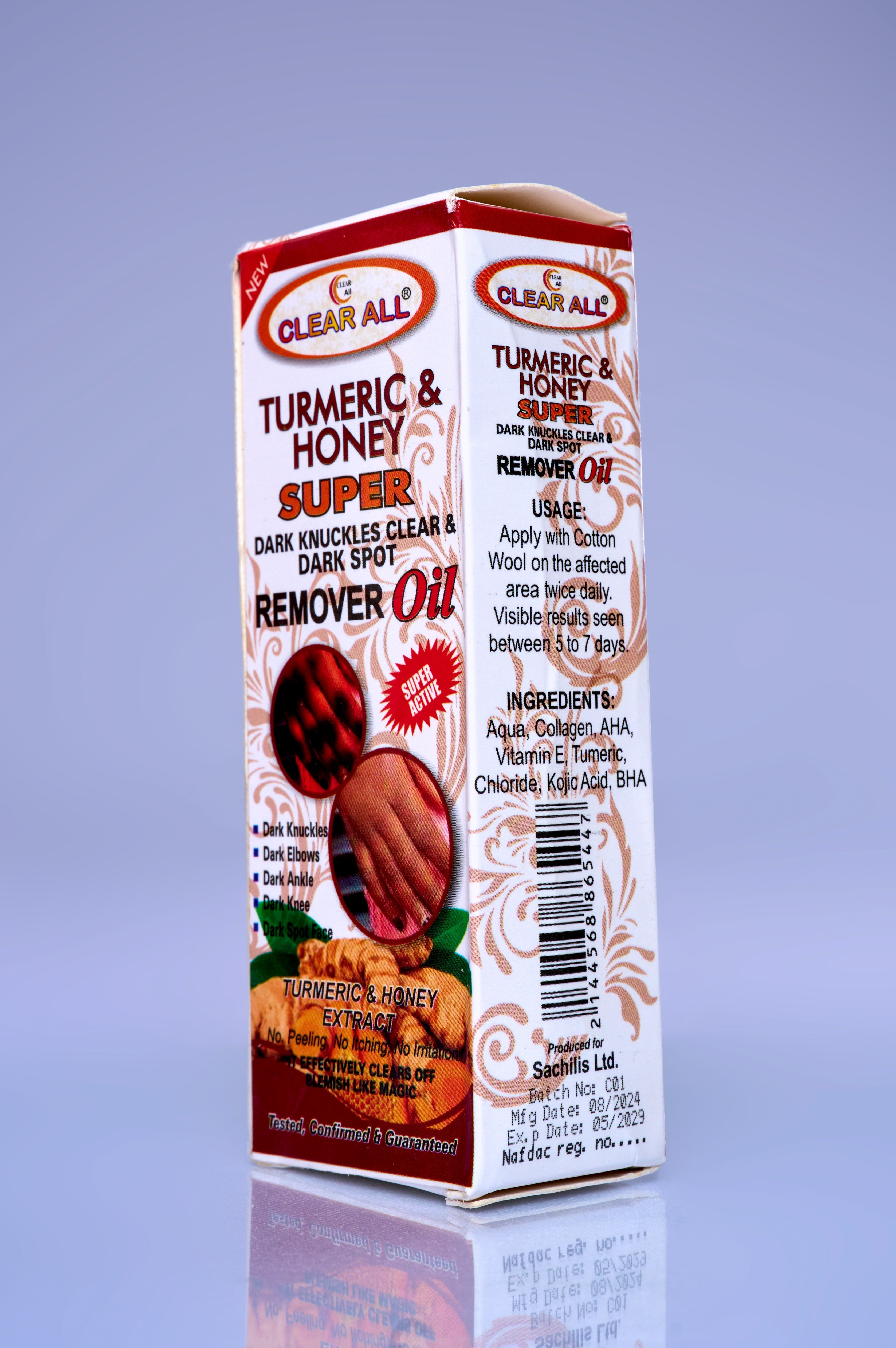 Huile Tumeric & Miel Contre les Kinto