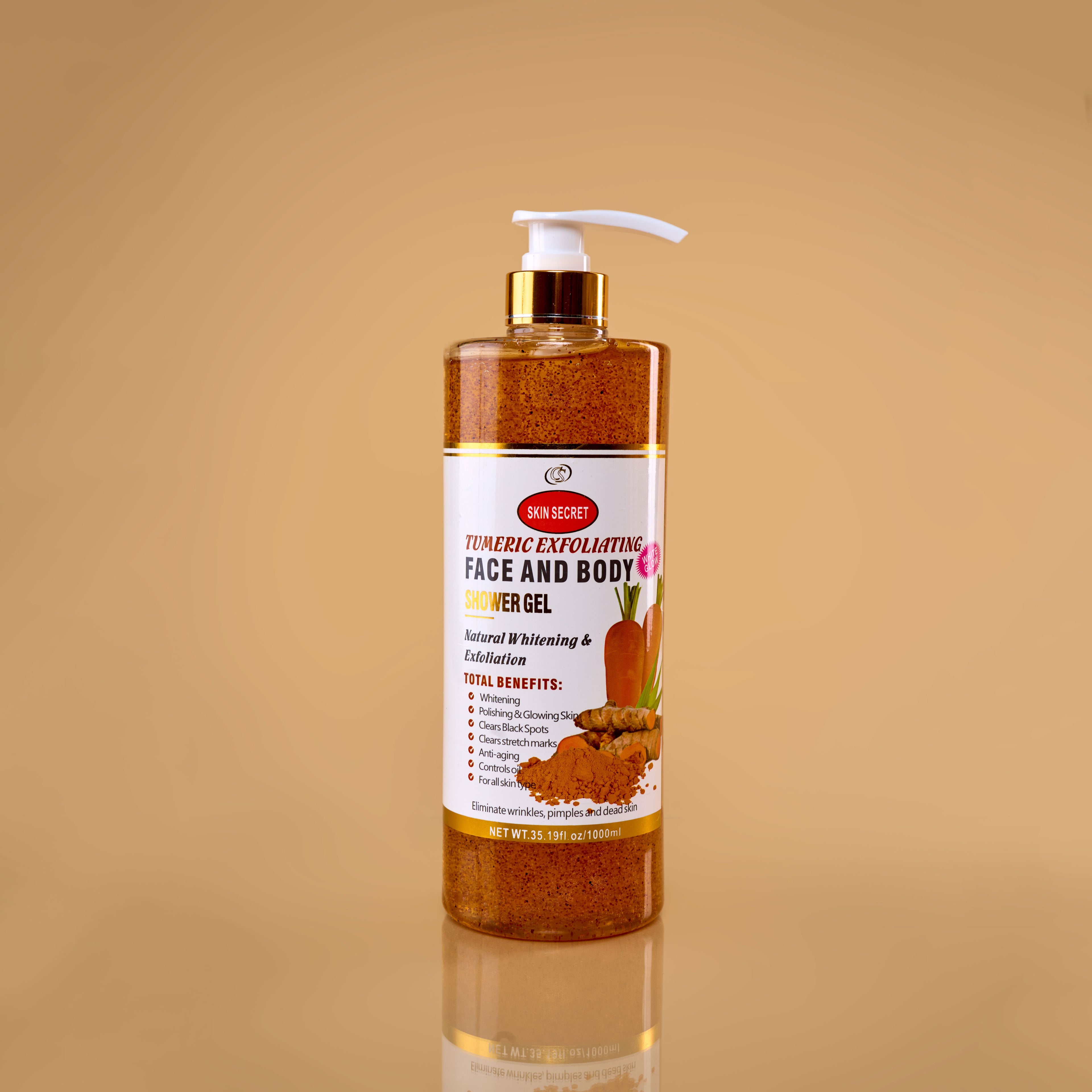 Gel Douche Exfoliant Tumeric Skin Secret