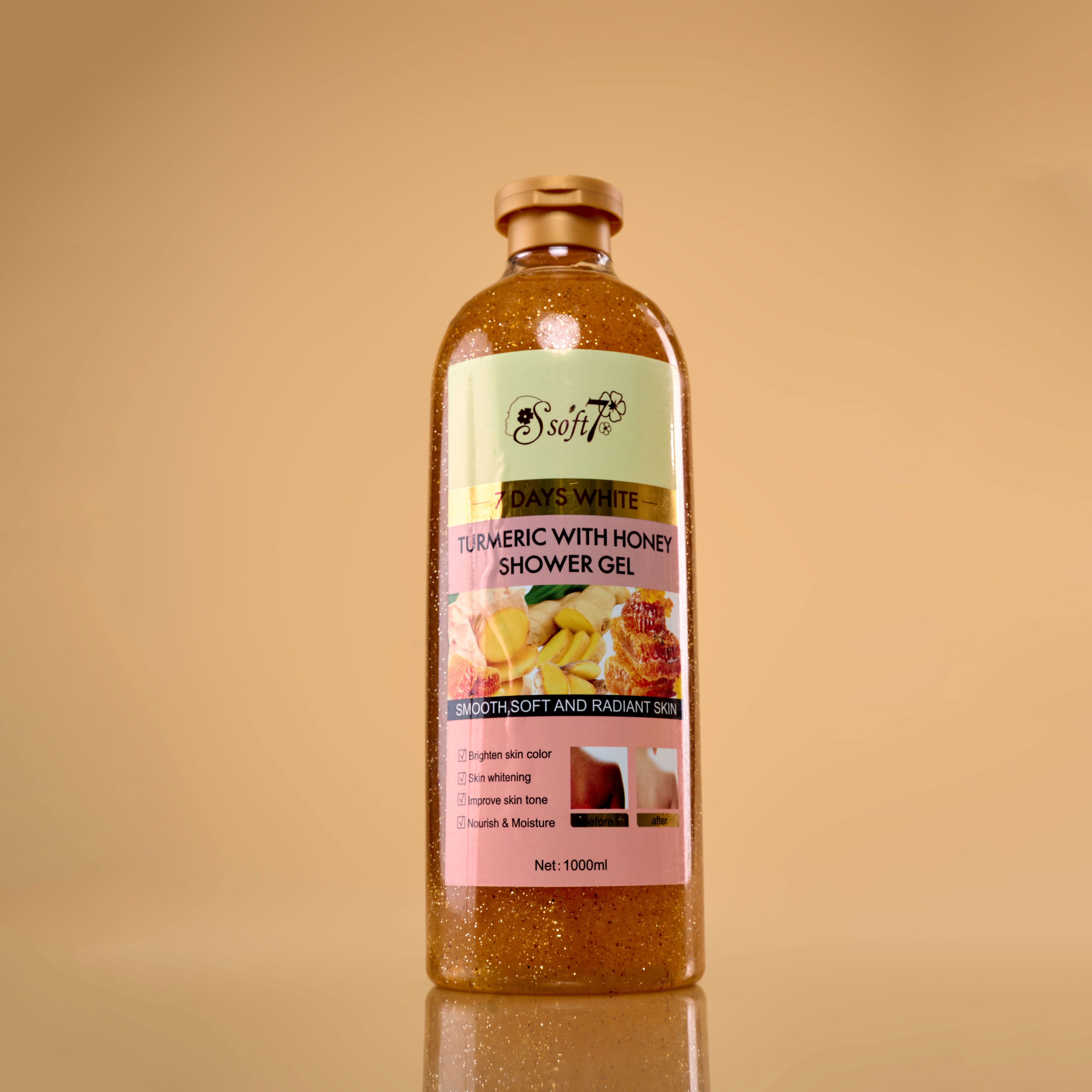 Gel Douche Soft 7 Au Curcuma & Miel