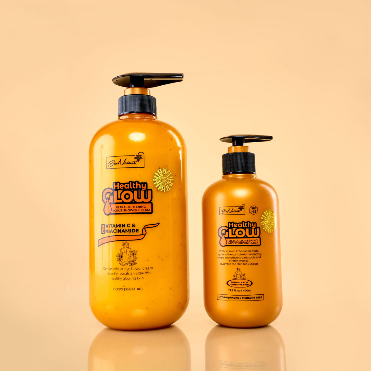 Healty Glow  (Gel Douche & Lait Corporel)