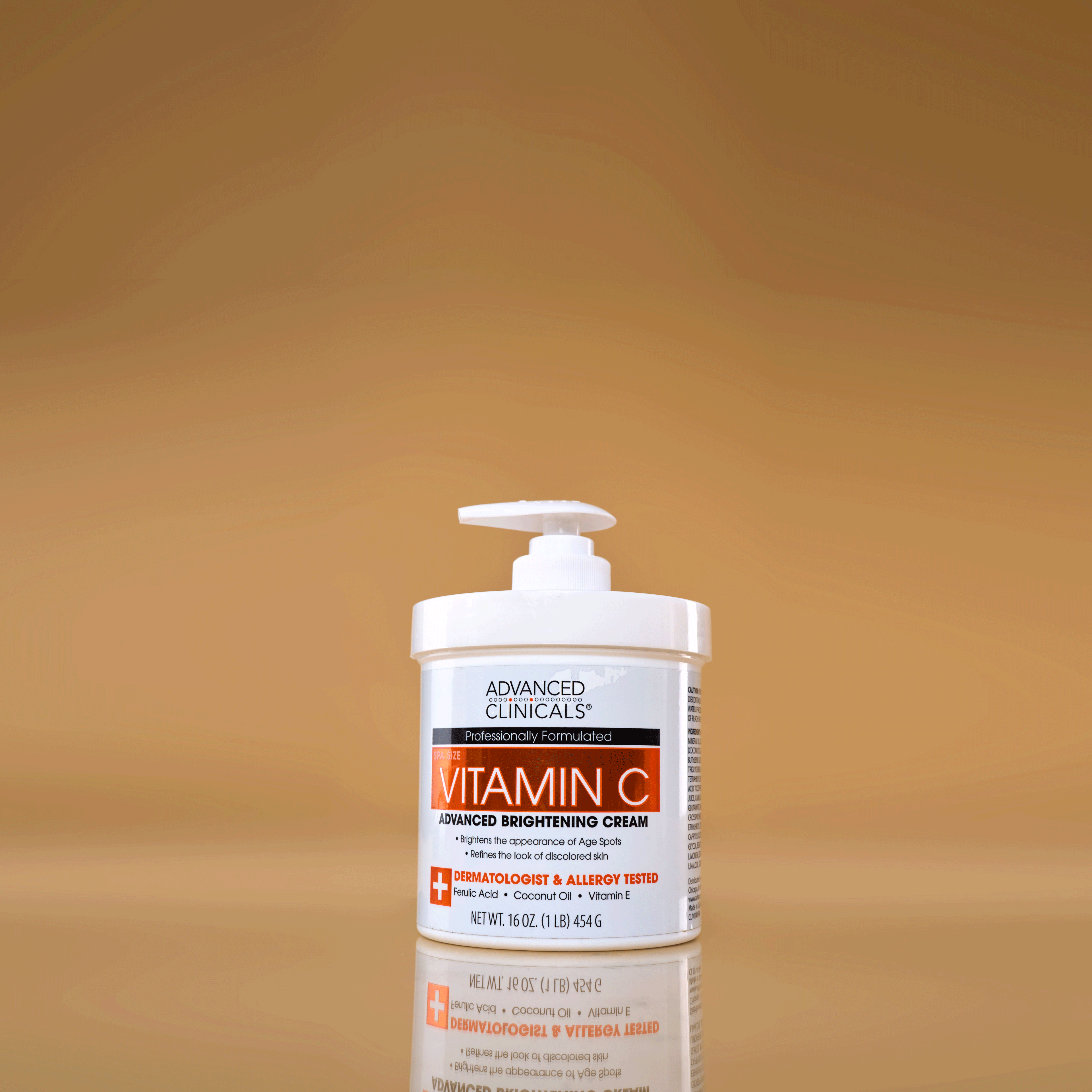 Crème Corporelle, Advanced Clinicals, Vitamine C, Crème Éclaircissante Avancée